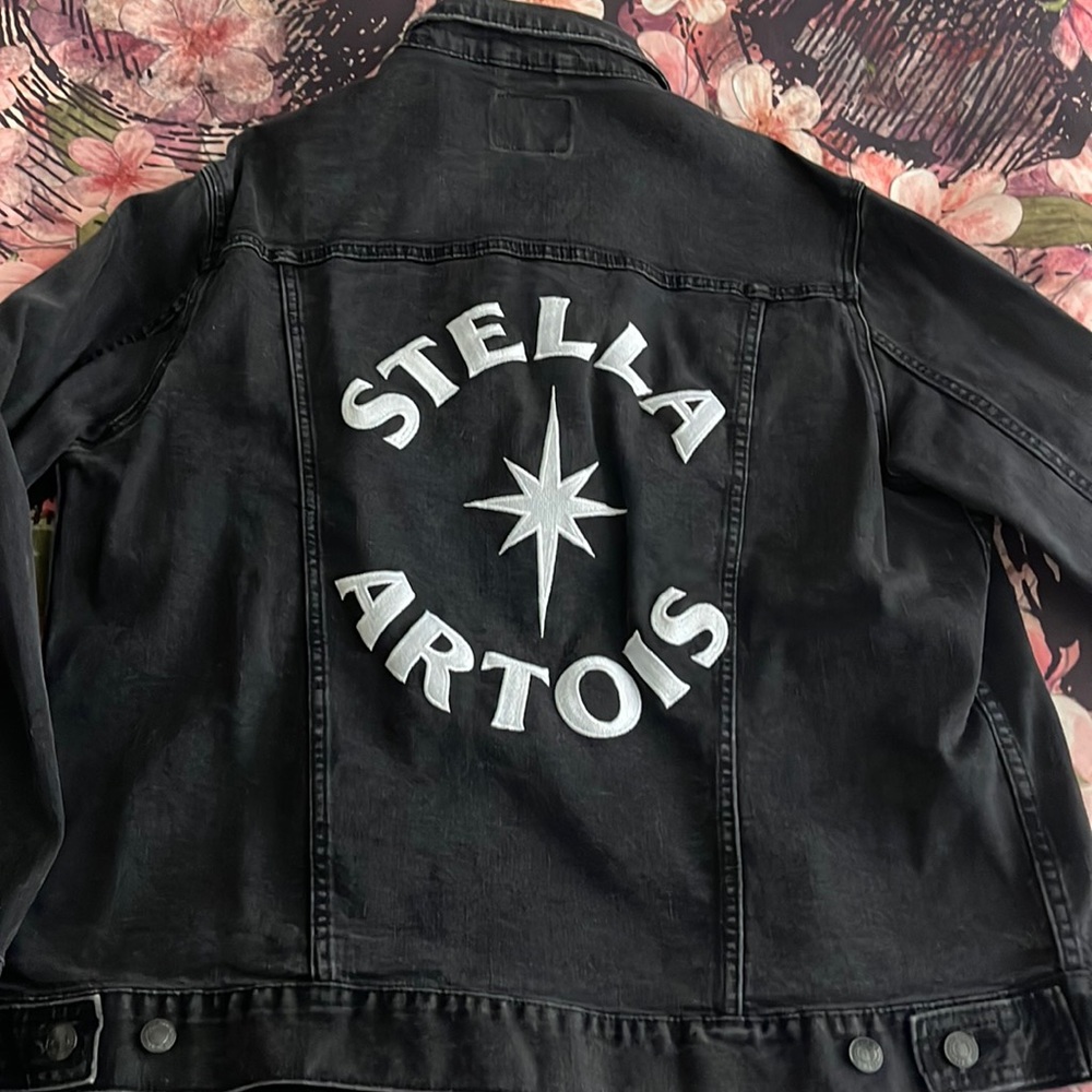 Large Stella Artois Jean Jacket